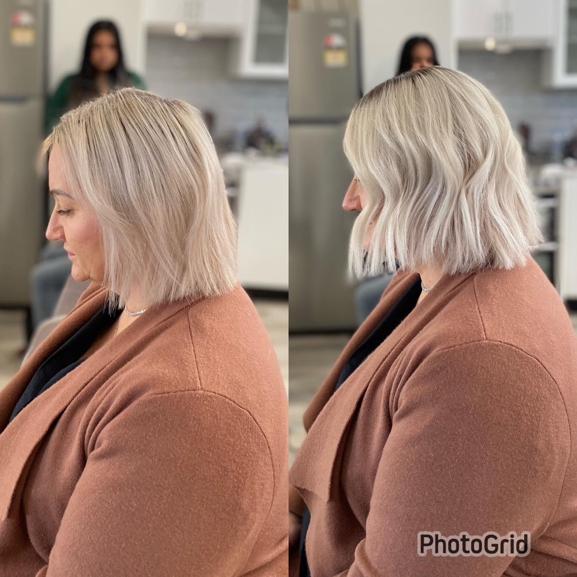 Kylie (Light Regrowth) | 100% Remy Hair Topper | Before and After