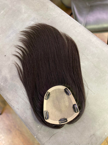 Amy (Silk) | 100% Remy Hair Topper