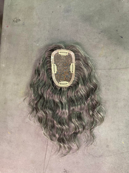 Silvia (Wavy / Curly) | 100% Remy Hair Topper