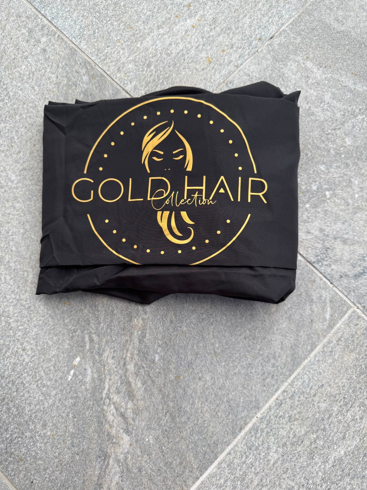 Gold Hair Collection Button-Up Cape with Hand Slits