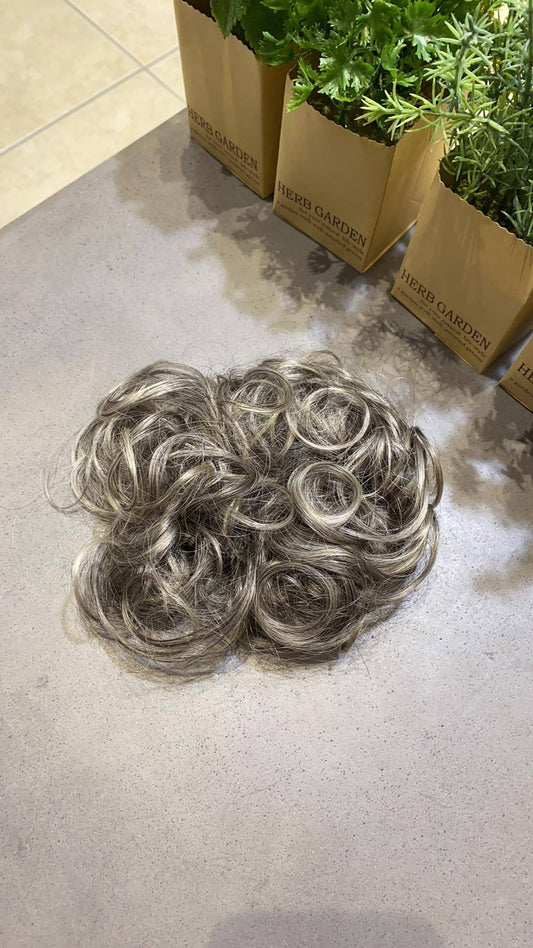Silvia Light (Human Hair Scrunchie)