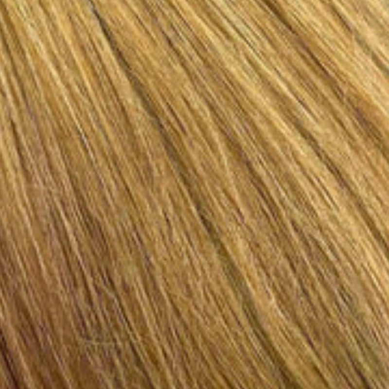 Annmary human hair scrunchie in golden strawberry blonde – 100% human hair | Gold Hair Collection
