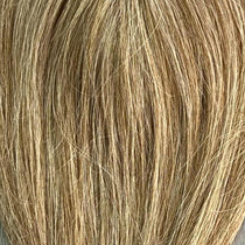 Chantelle human hair scrunchie in light brown – 100% human hair | Gold Hair Collection