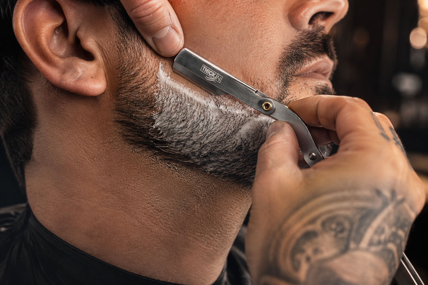 THICKIN Stainless Steel Razor Handle